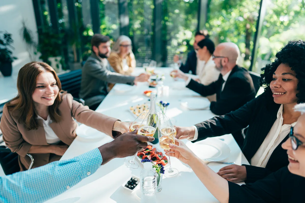 Product Launch — Champagne Toast